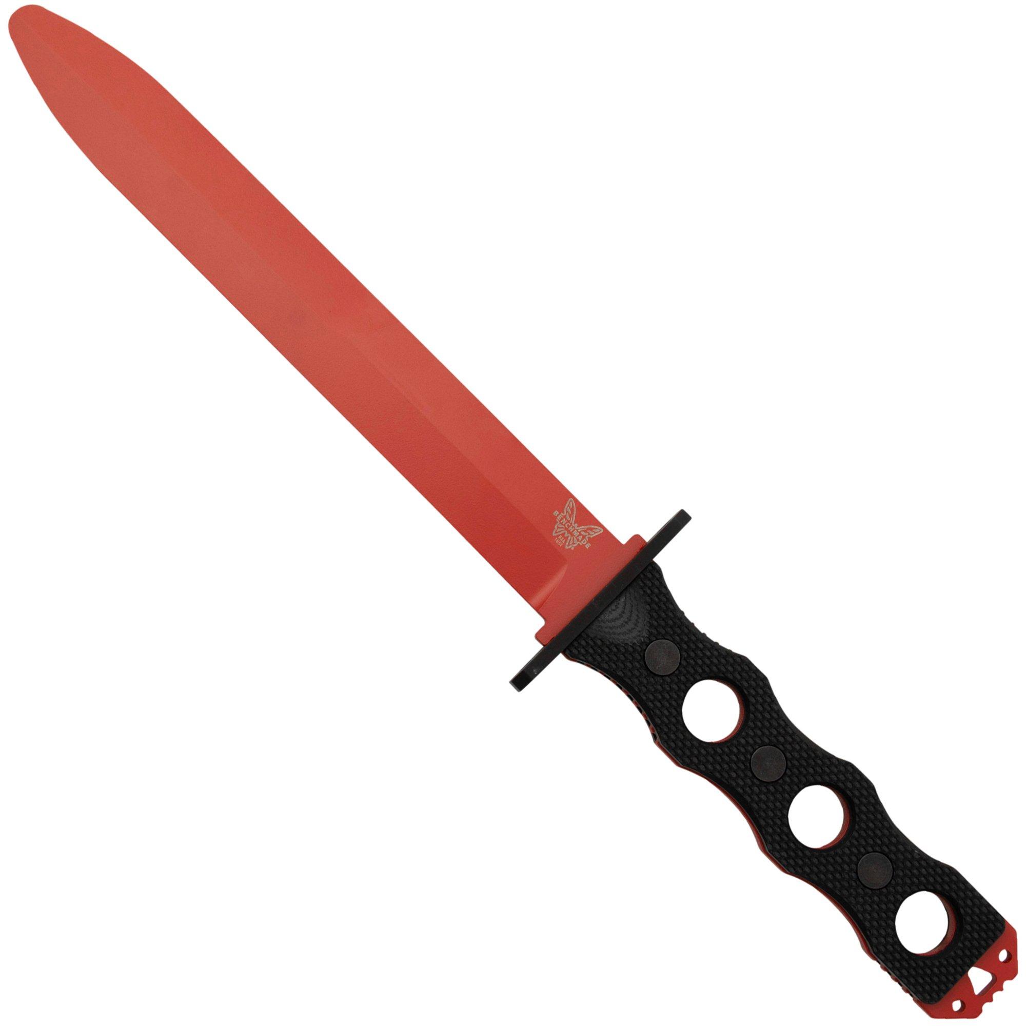Nóż z głownią stałą Benchmade SOCP Red 185T Trainer, projekt Greg Thompson