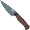 Afbeelding voor Benchmade Dacian 203BT-03 Blue Cerakote CPM MagnaCut, Brown Canvas Micarta vaststaand mes, lederen en kydex schede