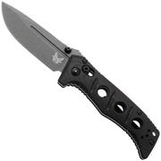 Afbeelding voor Benchmade Mini Adamas 273GY-04, Tungsten Grey Cerakote CPM MagnaCut, Black G10 zakmes, Shane Sibert design