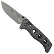 Benchmade 273GY-1 Sibert Mini Adamas Black G10, Tungsten Grey pocket knife, Shane Sibert design