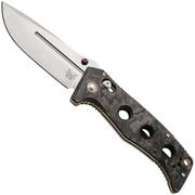 Afbeelding voor Benchmade Adamas 275-05, Stonewashed CPM MagnaCut, Marbled Carbon Fiber zakmes, Shane Sibert design