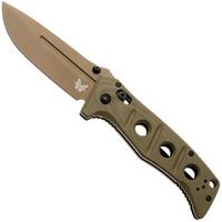 Afbeelding voor Benchmade Adamas 275FE-04, Flat Earth Cerakote CPM MagnaCut, OD Green G10 zakmes, Shane Sibert design