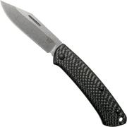 Benchmade Proper 318-2 Clippoint, S90V, Carbon fibre Slipjoint pocket knife