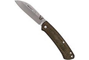 Benchmade Proper 319 Canvas Micarta Slipjoint couteau de poche