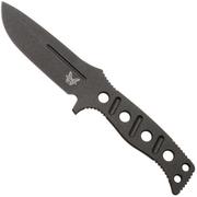 Afbeelding voor Benchmade Fixed Adamas 375BK-02, Cobalt Black Cerakote CPM MagnaCut, Black Paracord, vaststaand mes, Shane Sibert design