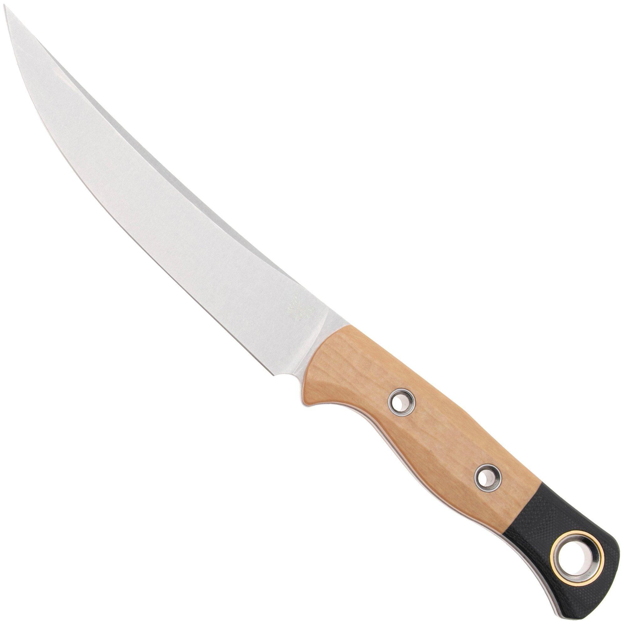 Nóż myśliwski Benchmade Meatcrafter 4050-02 Stonewashed CPM-154, Maple Valley Richlite Black G10