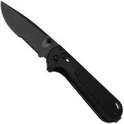 Benchmade Redoubt Black 430SBK-02 serrated pocket knife