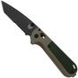 Bild für Benchmade Redoubt 431SBK-1, Serrated Black Tanto CPM-D2 , Green Grivory, Taschenmesser