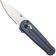 Afbeelding voor Benchmade Lowden 491 Stonewashed M390, Crater Blue Aluminium, zakmes