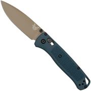 Nóż składany Benchmade Bugout 535FE-05 Crater Blue Grivory, Flat Dark Earth Cerakote