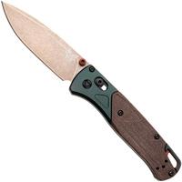 Afbeelding voor Benchmade Bugout 535FE-2602, Flat Dark Earth Battlewashed PVD CPM S90V, Taiga Green Aluminum zakmes