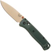 Afbeelding voor Benchmade Bugout 535TN-2601, McMillan Tan Cerakote Elmax, Taiga Green Grivory zakmes
