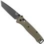 Obraz dla Nóż składany Benchmade Bailout 537BK-06 Black Cerakote CPM S30V, Ranger Green Grivory