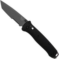 Immagine per Benchmade Bailout, 537SGY-03, CPM-M4 Partly Serrated, Black Aluminium, coltello da tasca