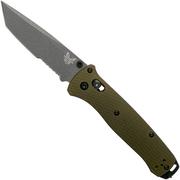 Benchmade Bailout Aluminium 537SGY-1 serrated pocket knife