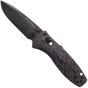 Afbeelding voor Benchmade Mini Barrage 585BK-251 Black DLC Battlewash CPM S90V, Purple Haze FatCarbon, Gold Class 2025 Limited Edition, zakmes