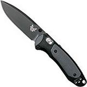 Benchmade 595BK Mini Boost Taschenmesser, plain edge black blade