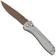 Image for Benchmade 710FE-24 Flat Earth PVD CPM-S90V, Gray Aluminum pocket knife