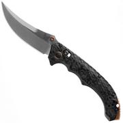 Benchmade Mini Bedlam 865-02 Stonewashed CPM S90V, 3K Twill Carbon Fiber, zakmes