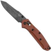 Benchmade 945BK-03 Mini Osborne, DLC Battlewash CPM MagnaCut, Burnt Copper Aluminum Taschenmesser, Warren Osborne Design