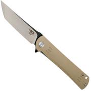 Nóż składany Bestech Kendo Tan G10 BG06C-2