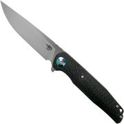  Bestech Ascot Black G10 & Carbon fibre BG19A, couteau de poche