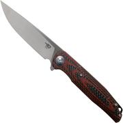 Nóż składany Bestech Ascot Red G10 & Carbon fibre BG19F