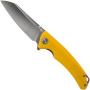 Bestech Texel BG21C-2 Yellow - Grey pocket knife, APurvis design