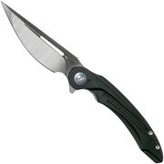 Bestech Irida BG25A Black G10 pocket knife, Kombou design