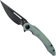 Bestech Irida BG25G Natural G10, Black Stonewashed navalha, Kombou design