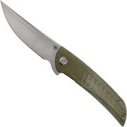 Bestech Swift BG30A-1 Satin, Green Micarta pocket knife