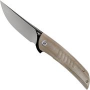 Bestech Swift BG30C-2 Satin, Black Beige Micarta pocket knife