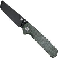 Imagen para Bestech Sledgehammer BG31B-2 Green Micarta, Black Stonewashed navaja