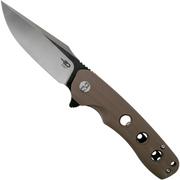 Bestech Arctic BG33D-1 Satin, Brown coltello da tasca