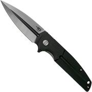 Bestech Fin BG34A-2 Satin Black, Black G10 pocket knife