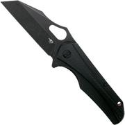 Bestech Operator BG36B Black G10, Blackwashed navaja