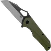 Nóż składany Bestech Operator BG36C Green G10, Two Tone Black