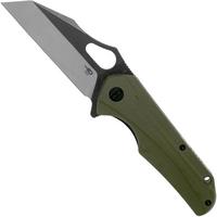 Image for Bestech Operator BG36C Green G10, Two Tone Black pocket knife