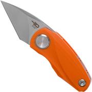 Bestech Tulip Orange G10 BG38C pocket knife, Ostap Hel design