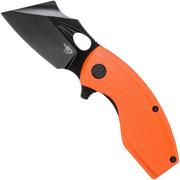 Bestech Lizard BG39D Orange G10, Black Stonewashed pocket knife