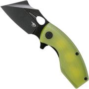 Bestech Lizard BG39F Lime G10, Black Stonewashed couteau de poche