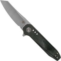 Image for Bestech Syntax BG40D Black Micarta, Two Tone Satin pocket knife, Todd Knife & Tool design