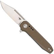 Nóż składany Bestech Syntax BG41B Stonewashed, Beige G10