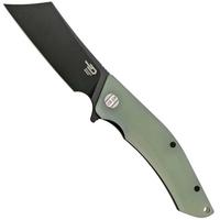 Immagine per Bestech Cubis BG42E Stonewashed & Satin, Jade G10, coltello da tasca