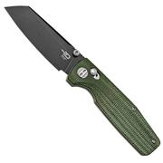 Bestech Slasher BG43B-2 Green Micarta, couteau de poche