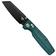 Image for Bestech Slasher BG43C-2 Blue Micarta, pocket knife