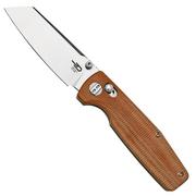 Bestech Slasher BG43D Brown Micarta, couteau de poche