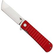 Nóż składany Bestech Titan BG49A-3 Stonewashed, Red G10