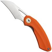 Bestech Bihai Stonewashed Satin, Orange G10 BG53B-1 zakmes, Ostap Hel design