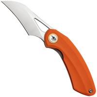Image for Bestech Bihai Stonewashed Satin, Orange G10 BG53B-1 pocket knife, Ostap Hel design